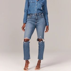 Curve Love Ultra High Rise Ankle Straight Jean